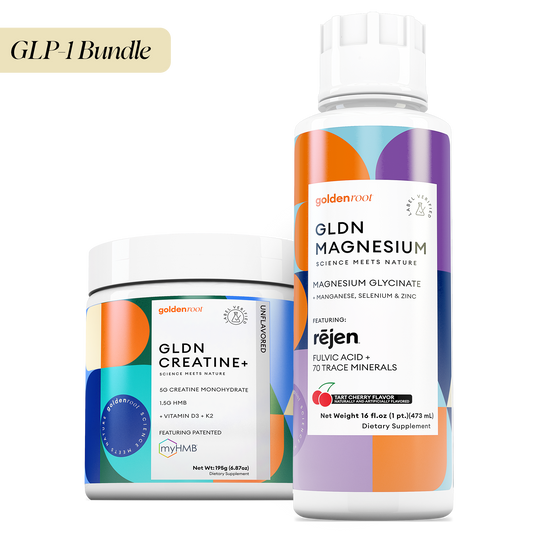 GLP Support Bundle with GLDN Creatine with HMB and GLDN Magnesium with Fulvic Acid