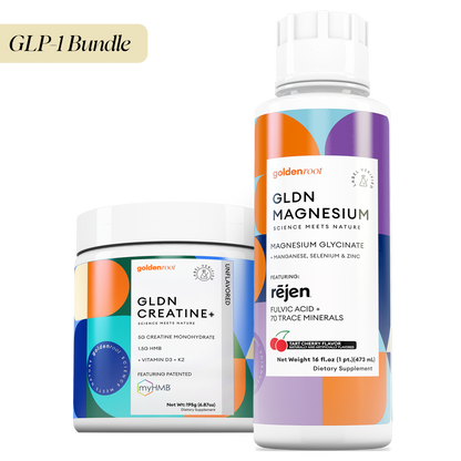 GLP Support Bundle with GLDN Creatine with HMB and GLDN Magnesium with Fulvic Acid